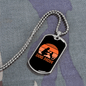 Dog Mom Playing Necklace Stainless Steel or 18k Gold Dog Tag 24" Chain-Express Your Love Gifts