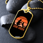 Dog Mom Playing Necklace Stainless Steel or 18k Gold Dog Tag 24" Chain-Express Your Love Gifts