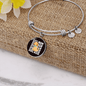Dog Mom Puppy Bracelet Stainless Steel or 18k Gold Circle Bangle-Express Your Love Gifts