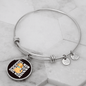 Dog Mom Puppy Bracelet Stainless Steel or 18k Gold Circle Bangle-Express Your Love Gifts