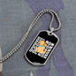 Dog Mom Puppy Necklace Stainless Steel or 18k Gold Dog Tag 24" Chain-Express Your Love Gifts