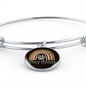 Dog Mom Rainbow Bracelet Stainless Steel or 18k Gold Circle Bangle-Express Your Love Gifts