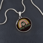Dog Mom Rainbow Circle Necklace Stainless Steel or 18k Gold 18-22"-Express Your Love Gifts