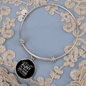 Dog Mom TranspArent Green Bracelet Stainless Steel or 18k Gold Circle Bangle-Express Your Love Gifts