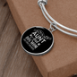 Dog Mom TranspArent Green Bracelet Stainless Steel or 18k Gold Circle Bangle-Express Your Love Gifts