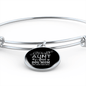 Dog Mom TranspArent Green Bracelet Stainless Steel or 18k Gold Circle Bangle-Express Your Love Gifts