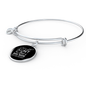Dog Mom TranspArent Green Bracelet Stainless Steel or 18k Gold Circle Bangle-Express Your Love Gifts