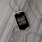Dog Mom TranspArent Green Necklace Stainless Steel or 18k Gold Dog Tag 24" Chain-Express Your Love Gifts