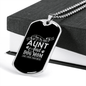 Dog Mom TranspArent Green Necklace Stainless Steel or 18k Gold Dog Tag 24" Chain-Express Your Love Gifts
