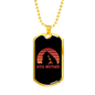 Dog Mother Red Necklace Stainless Steel or 18k Gold Dog Tag 24" Chain-Express Your Love Gifts