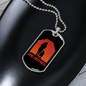 Dog Mother Running Necklace Stainless Steel or 18k Gold Dog Tag 24" Chain-Express Your Love Gifts