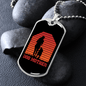 Dog Mother Running Necklace Stainless Steel or 18k Gold Dog Tag 24" Chain-Express Your Love Gifts