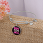 Dog Mother Wine Lover Pink Bracelet Stainless Steel or 18k Gold Circle Bangle-Express Your Love Gifts