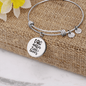 Dog Mother Wine Lover Plain Bracelet Stainless Steel or 18k Gold Circle Bangle-Express Your Love Gifts
