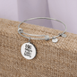 Dog Mother Wine Lover Plain Bracelet Stainless Steel or 18k Gold Circle Bangle-Express Your Love Gifts