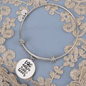 Dog Mother Wine Lover Plain Bracelet Stainless Steel or 18k Gold Circle Bangle-Express Your Love Gifts
