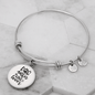 Dog Mother Wine Lover Plain Bracelet Stainless Steel or 18k Gold Circle Bangle-Express Your Love Gifts