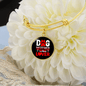 Dog Mother Wine Lover Red White Bracelet Stainless Steel or 18k Gold Circle Bangle-Express Your Love Gifts