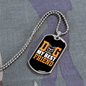 Dog My Best Friend Necklace Stainless Steel or 18k Gold Dog Tag 24" Chain-Express Your Love Gifts