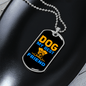 Dog My Bestfriend Necklace Stainless Steel or 18k Gold Dog Tag 24" Chain-Express Your Love Gifts
