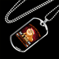 Dog Obedience Loyalty Necklace Stainless Steel or 18k Gold Dog Tag 24" Chain-Express Your Love Gifts