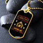 Dog Only Person Necklace Stainless Steel or 18k Gold Dog Tag 24" Chain-Express Your Love Gifts