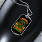 Dog Problem Necklace Stainless Steel or 18k Gold Dog Tag 24" Chain-Express Your Love Gifts