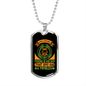 Dog Problem Necklace Stainless Steel or 18k Gold Dog Tag 24" Chain-Express Your Love Gifts
