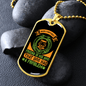 Dog Problem Necklace Stainless Steel or 18k Gold Dog Tag 24" Chain-Express Your Love Gifts