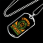 Dog Problem Necklace Stainless Steel or 18k Gold Dog Tag 24" Chain-Express Your Love Gifts