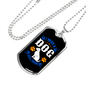 Dog Real Friend Necklace Stainless Steel or 18k Gold Dog Tag 24" Chain-Express Your Love Gifts