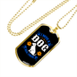 Dog Real Friend Necklace Stainless Steel or 18k Gold Dog Tag 24" Chain-Express Your Love Gifts