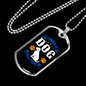 Dog Real Friend Necklace Stainless Steel or 18k Gold Dog Tag 24" Chain-Express Your Love Gifts