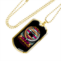 Dog's Aim in Life Necklace Stainless Steel or 18k Gold Dog Tag 24" Chain-Express Your Love Gifts