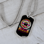Dog's Aim in Life Necklace Stainless Steel or 18k Gold Dog Tag 24" Chain-Express Your Love Gifts
