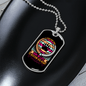 Dog's Aim in Life Necklace Stainless Steel or 18k Gold Dog Tag 24" Chain-Express Your Love Gifts