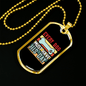Dog's Day Bone Necklace Stainless Steel or 18k Gold Dog Tag 24" Chain-Express Your Love Gifts