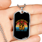 Dog's Day Head Necklace Stainless Steel or 18k Gold Dog Tag 24" Chain-Express Your Love Gifts