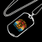 Dog's Day Head Necklace Stainless Steel or 18k Gold Dog Tag 24" Chain-Express Your Love Gifts