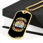 Dog's Day Heart Necklace Stainless Steel or 18k Gold Dog Tag 24" Chain-Express Your Love Gifts