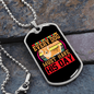 Dog's Day Necklace Stainless Steel or 18k Gold Dog Tag 24" Chain-Express Your Love Gifts