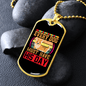 Dog's Day Necklace Stainless Steel or 18k Gold Dog Tag 24" Chain-Express Your Love Gifts
