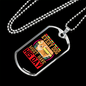 Dog's Day Necklace Stainless Steel or 18k Gold Dog Tag 24" Chain-Express Your Love Gifts
