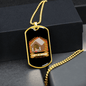 Dog's Day Off Dog House Necklace Stainless Steel or 18k Gold Dog Tag 24" Chain-Express Your Love Gifts