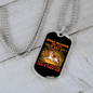 Dog's Day Off Necklace Stainless Steel or 18k Gold Dog Tag 24" Chain-Express Your Love Gifts