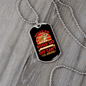 Dog's Day Off Pink Necklace Stainless Steel or 18k Gold Dog Tag 24" Chain-Express Your Love Gifts