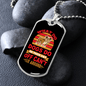 Dog's Day Off Pink Necklace Stainless Steel or 18k Gold Dog Tag 24" Chain-Express Your Love Gifts