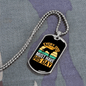 Dog's Day Yellow Necklace Stainless Steel or 18k Gold Dog Tag 24" Chain-Express Your Love Gifts