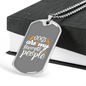 Dog's Favorite Necklace Stainless Steel or 18k Gold Dog Tag 24" Chain-Express Your Love Gifts