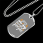 Dog's Favorite Necklace Stainless Steel or 18k Gold Dog Tag 24" Chain-Express Your Love Gifts